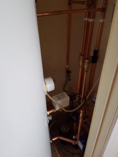 New gas boiler