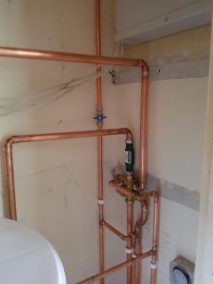 New gas boiler
