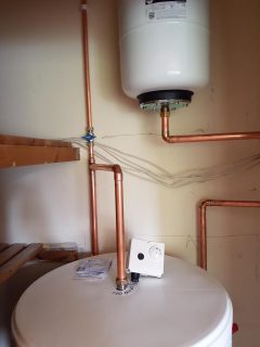 New gas boiler