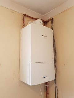 New gas boiler