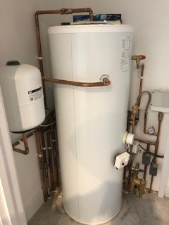 Unvented cylinder