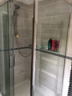 New shower