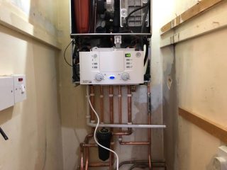 New worcester gas combi installation